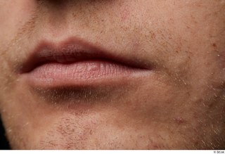 HD Face skin references Ethan Read lips mouth skin pores…